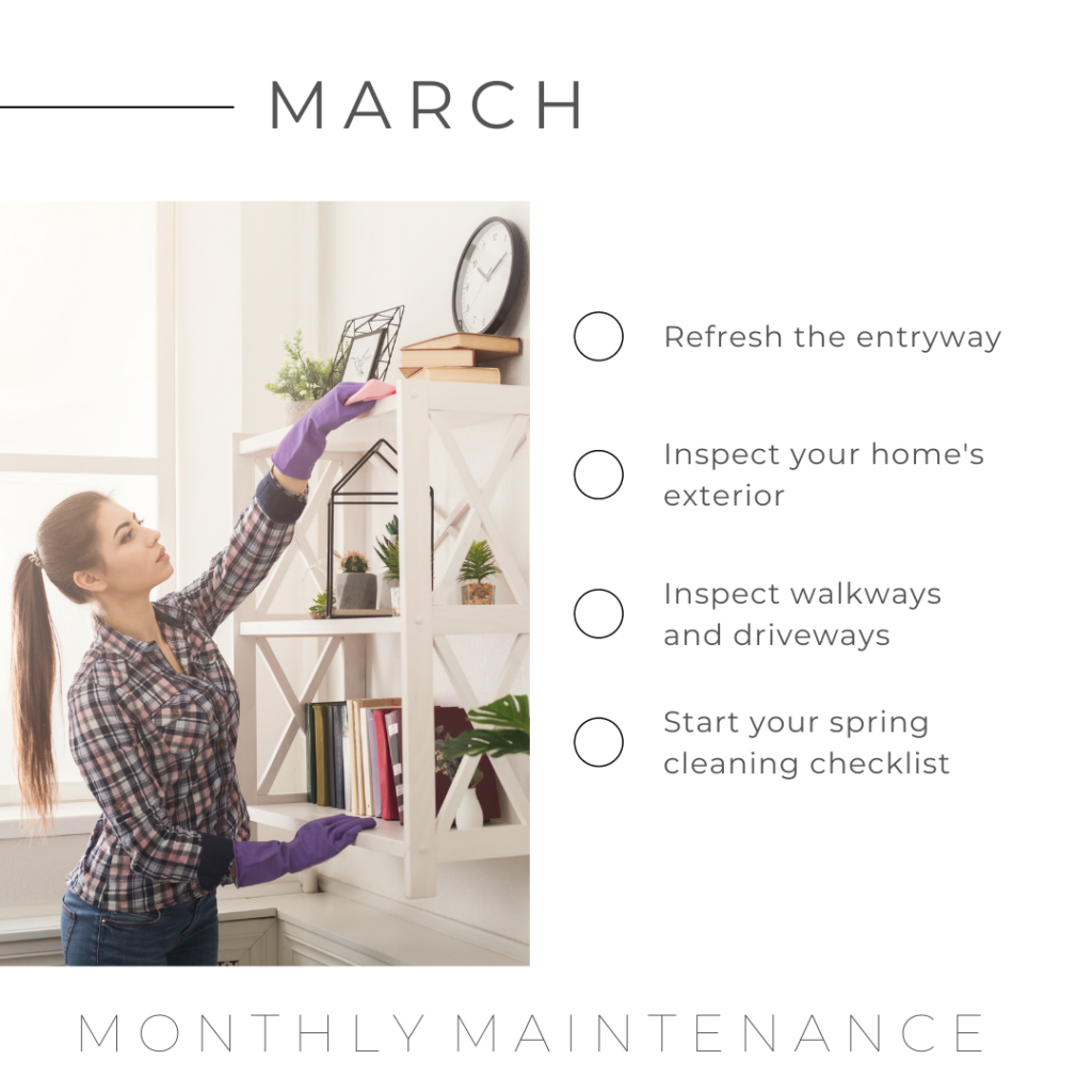 March Monthly Maintenance Tips